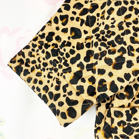 Isaac Mizrahi Live! Animal Leopard Print Quilted Jacket 1X - Picture 6 of 11